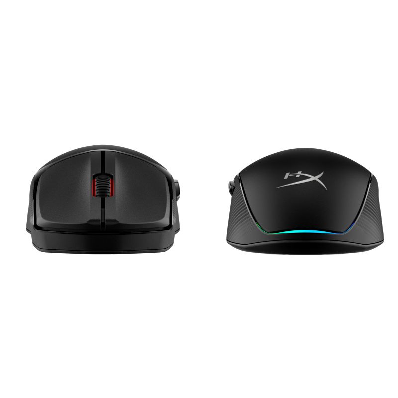 Mouse wireless HyperX Pulsefire Fuse, autonomie pana la 85 de ore, 6 butoane, compatibilitate PC, PS5, Xbox Series X|S. Compatibilitate software: NGENUITY, negru