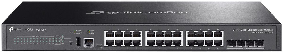 24-PORT 1G MANAGED SWITCH/STACKABLE LITE L3 WITH 4X SFP+