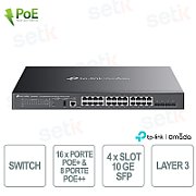 24-PORT 1G L3 POE++ SWITCH/LITE MANAGED WITH 4 10G SLOTS