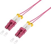 PATCH CORD Fibra Optica LOGILINK OM4 50/125, multimode, LC/UPC-LC/UPC, LSZH, 5 m, super-slim, violet,  FS4LC05  (timbru verde 0.08 lei)