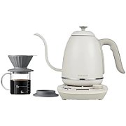 BUYDEEM Electric Gooseneck Coffee Kettle, model K821, color Oat White EU
