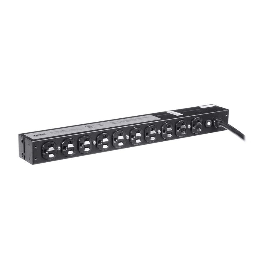 APC Rack PDU, Basic, 1U, 20A, 120V unități de distribuție a energiei electrice (PDU) Negru