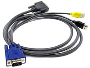 Hewlett Packard Enterprise 1x4 KVM Console 6ft USB Cable cabluri KVM Negru 1,82 m