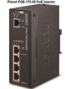 PLANET IPOE-E174 repetoare de rețea Transmițător rețea Albastru 10, 1000, 100 Mbit/s