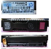 Hewlett Packard Enterprise 4TB 3.5  SATA III 3.5  4000 Giga Bites ATA III Serial