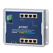Planet PLANET WGS-4215-8P2S switch-uri Gestionate Gigabit Ethernet (10/100/1000) Power over Ethernet (PoE) Suport Negru