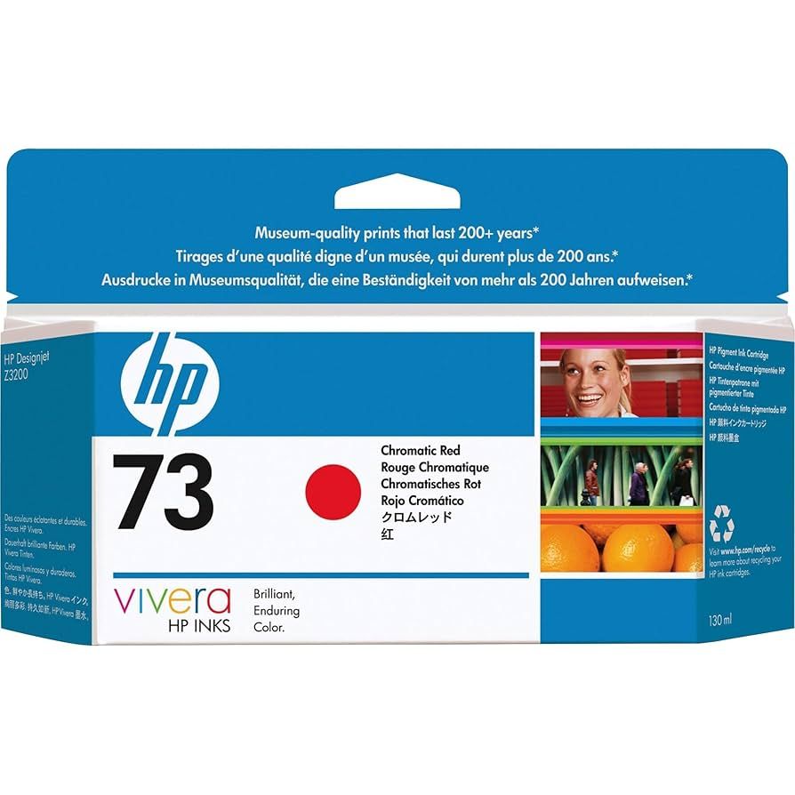 HP HP Cartuş de cerneală DesignJet 73 Roşu cromatic, 130 ml