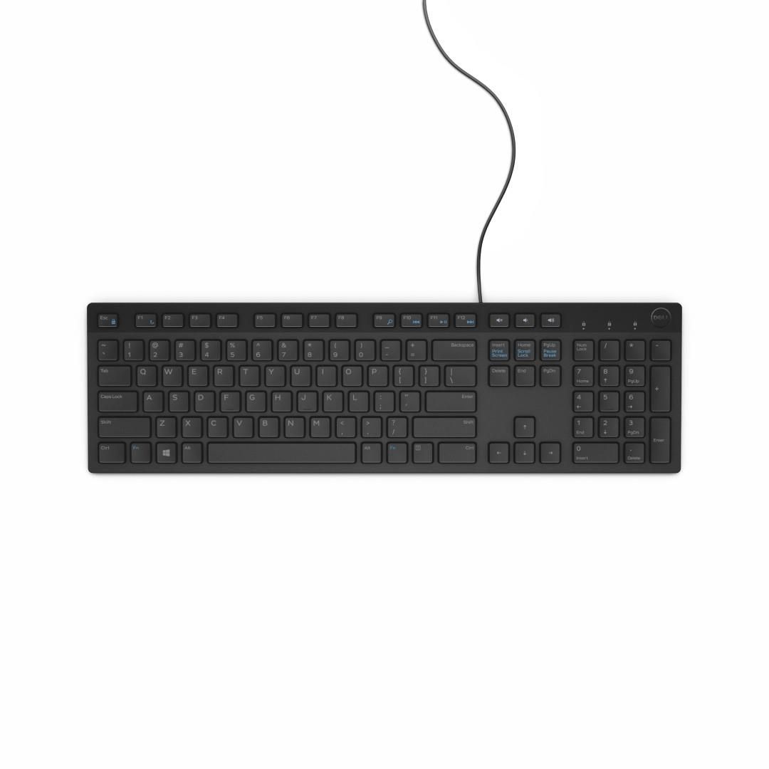 DELL KB216 tastaturi USB QWERTY Engleză Regatul Unit Negru