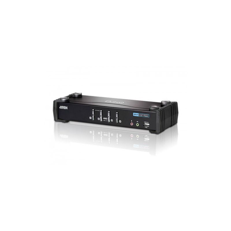 ATEN CS1764A-AT-G switch-uri pentru tastatură, mouse și monitor (KVM) Negru
