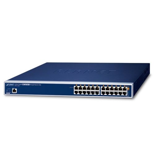Planet PLANET HPOE-1200G Gestionate Gigabit Ethernet (10/100/1000) Power over Ethernet (PoE) Suport 1U Albastru