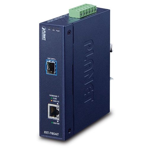 PLANET IXT-705AT convertoare media pentru rețea 20000 Mbit/s Albastru