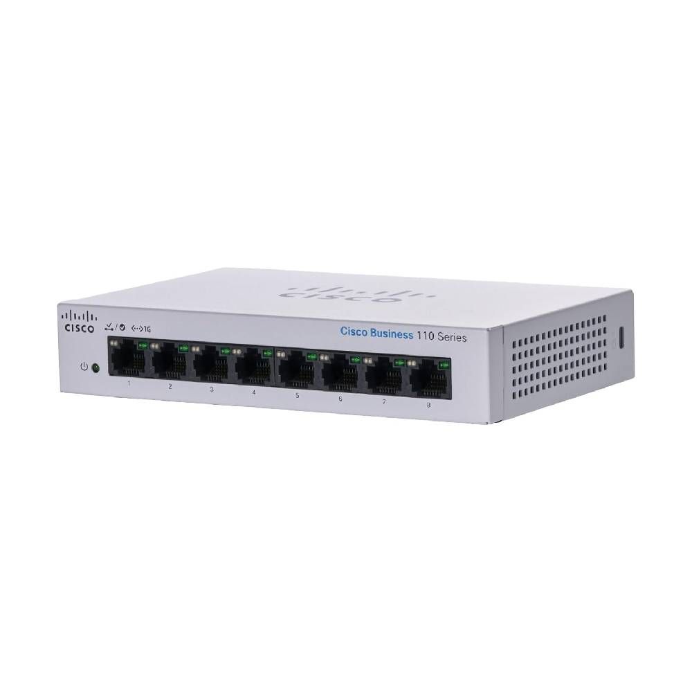 Cisco CBS110 Fara management L2 Gigabit Ethernet (10/100/1000) Gri