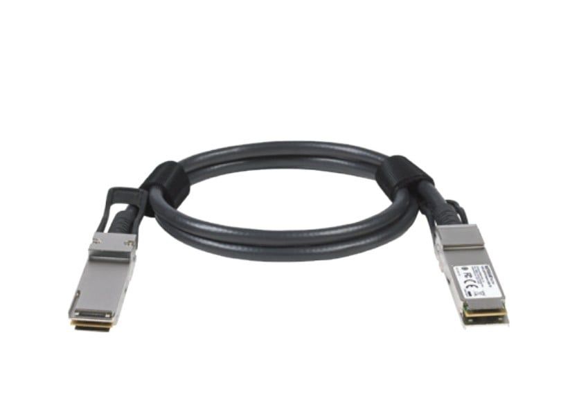 NETGEAR ACC763-10000S cabluri din fibră optică 3 m QSFP28 Negru