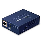 PLANET Single-Port 10Gbps 802.3bt Power over Ethernet (PoE) Suport Albastru