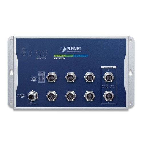 Planet PLANET Industrial L2+ 8-Port Gestionate L2+ Fără Albastru, Gri