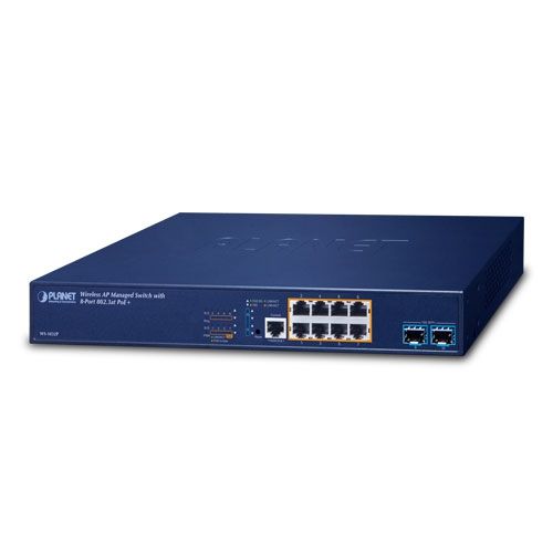 Planet PLANET Wireless AP Managed Switch Gestionate Gigabit Ethernet (10/100/1000) Power over Ethernet (PoE) Suport 1U Albastru