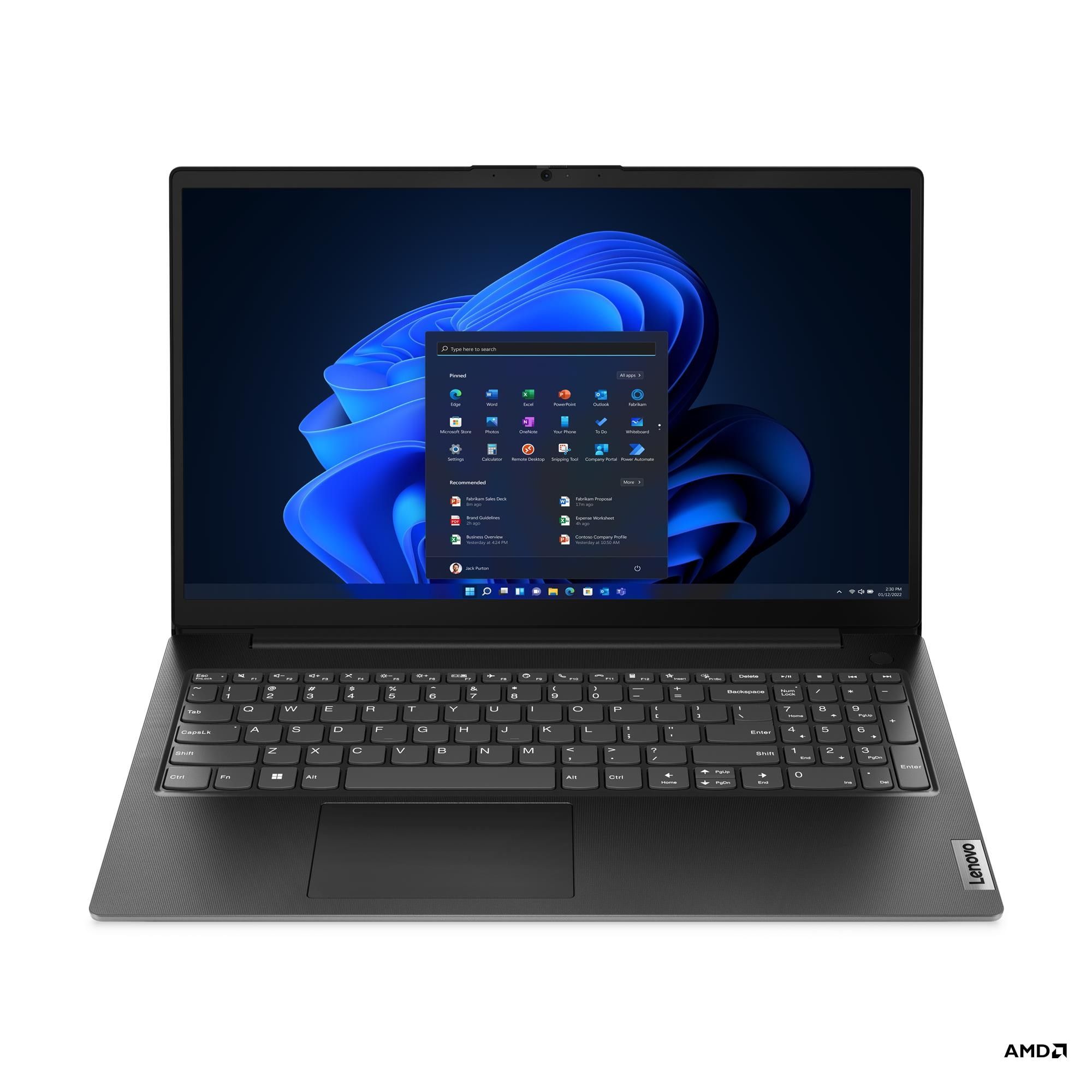 Laptop Lenovo V15 G4 AMN 82YU00TYIX, 15.6 inch 1920 x 1080, AMD Ryzen 3 7320U (4 C / 8 T, 2.4 GHz - 4.1 GHz, 2 MB + 4 MB cache), 8 GB LPDDR5, 256 GB SSD, AMD Radeon 610M, Windows 11 Pro, Negru