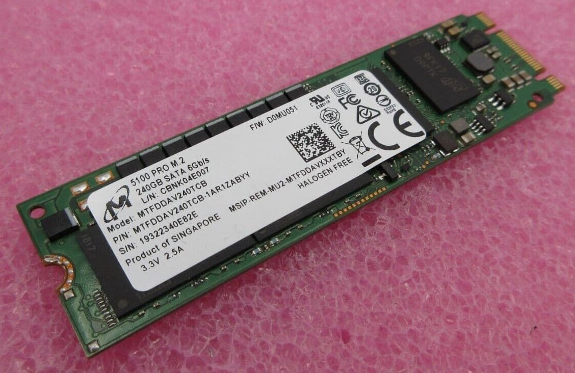 Fujitsu S26361-F5816-L240 unități SSD 240 Giga Bites M.2 ATA III Serial