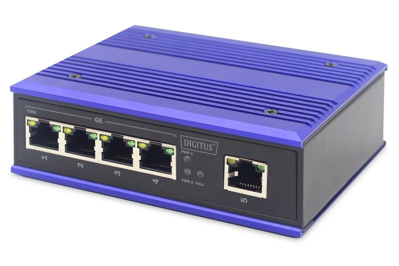 Digitus DN-651118 switch-uri Fara management L2 Gigabit Ethernet (10/100/1000) Negru, Albastru