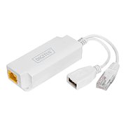 Digitus DN-95208 separatoare de rețea Power over Ethernet (PoE) Suport Alb