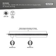 Digitus DN-95452 unități de distribuție a energiei electrice (PDU) 28 ieșire(i) AC 0U Negru