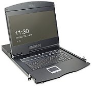 Digitus DS-72211-1GE console pentru montare în rack 48,3 cm (19 ) 1366 x 768 Pixel Negru 1U