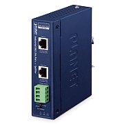PLANET IP30 Industrial Single-Port 10Gbps 802.3bt PoE++ Splitter 24 V