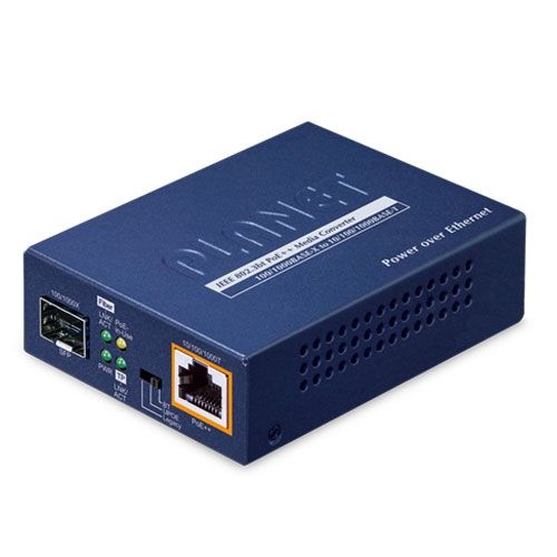 PLANET 1-Port 100/1000X SFP to convertoare media pentru rețea Albastru
