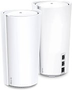 TP-Link Deco XE200(2-pack) Tri-band (2.4 GHz / 5 GHz / 6 GHz) Wi-Fi 6E (802.11ax) Alb 1 Intern
