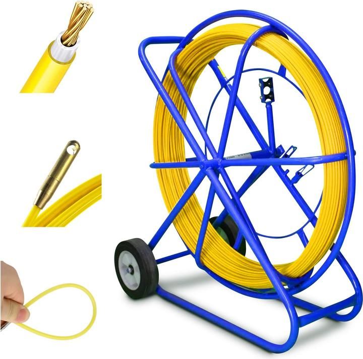 Extralink EX.13926 derulatoare pentru cabluri Albastru, Galben