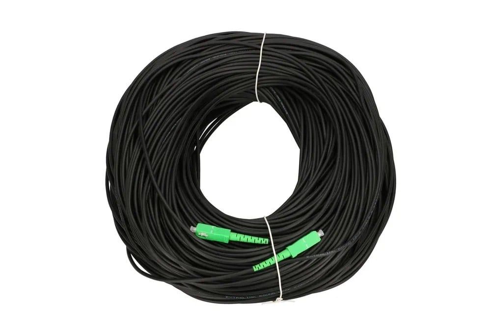 Extralink EX.13452 cablu InfiniBand/fibră optică 140 m SC FTTH Negru