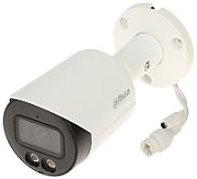 Dahua IPC-HFW2449S-S-IL-0280B-BLACK Cameră de rețea WizSense cu focalizare Fixă Bullet Dual Light Smart de 4MP, neagră