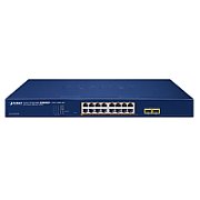 Planet GS-2210-16P2S Switch Smart 16xGE PoE+ 2xSFP