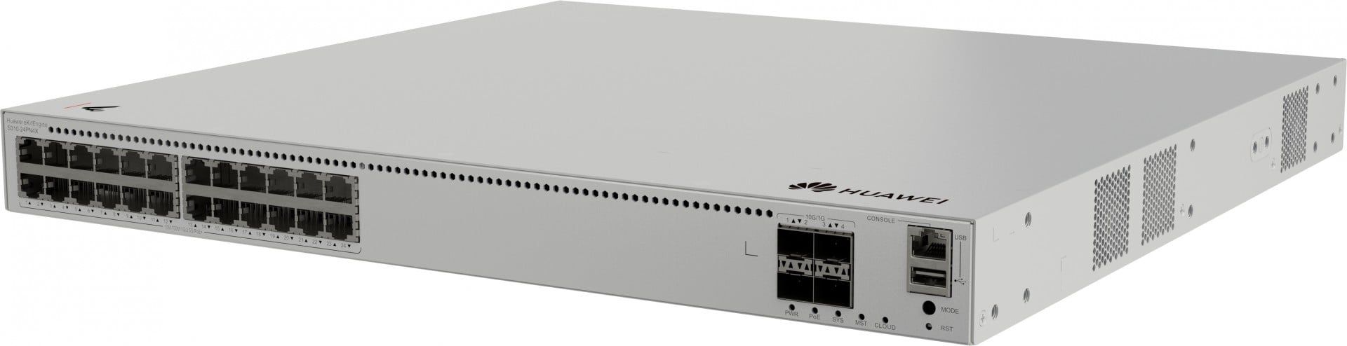 HUAWEI eKit S310 Series S310-24PN4X Gestionate L2+ 2.5G Ethernet (100/1000/2500) Power over Ethernet (PoE) Suport 1U Gri