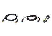 ATEN 2L-7D02UHX3 cabluri KVM Negru 1,8 m