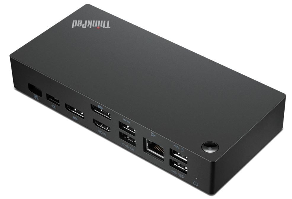 Lenovo 40B20135IT stații de andocare și replicatoare de porturi pentru calculatoare portabile Prin cablu USB 3.2 Gen 1 (3.1 Gen 1) Type-A + Type-C Negru