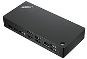 Lenovo 40B20135IT stații de andocare și replicatoare de porturi pentru calculatoare portabile Prin cablu USB 3.2 Gen 1 (3.1 Gen 1) Type-A + Type-C Negru