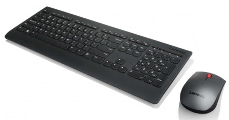 Lenovo 4X30H56803 tastaturi Mouse inclus Birou RF fără fir Cehă Negru