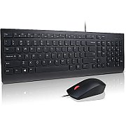 Lenovo 4X30L79912 tastaturi Mouse inclus Birou USB Englez, Rus Negru
