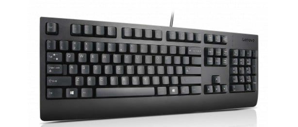 Lenovo 4X30M86893 tastaturi Universală USB QWERTZ Germană Negru