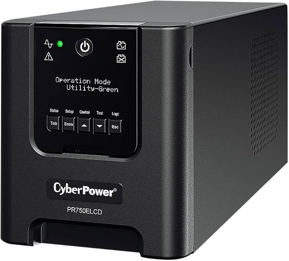 CyberPower PR750ELCDGR surse neîntreruptibile de curent (UPS) Line-Interactive 0,75 kVA 675 W 4 ieșire(i) AC