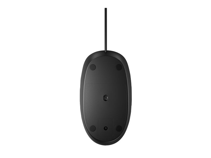Mouse HP cu cablu USB 128 negru, BULK 120buc. (265D9A6)