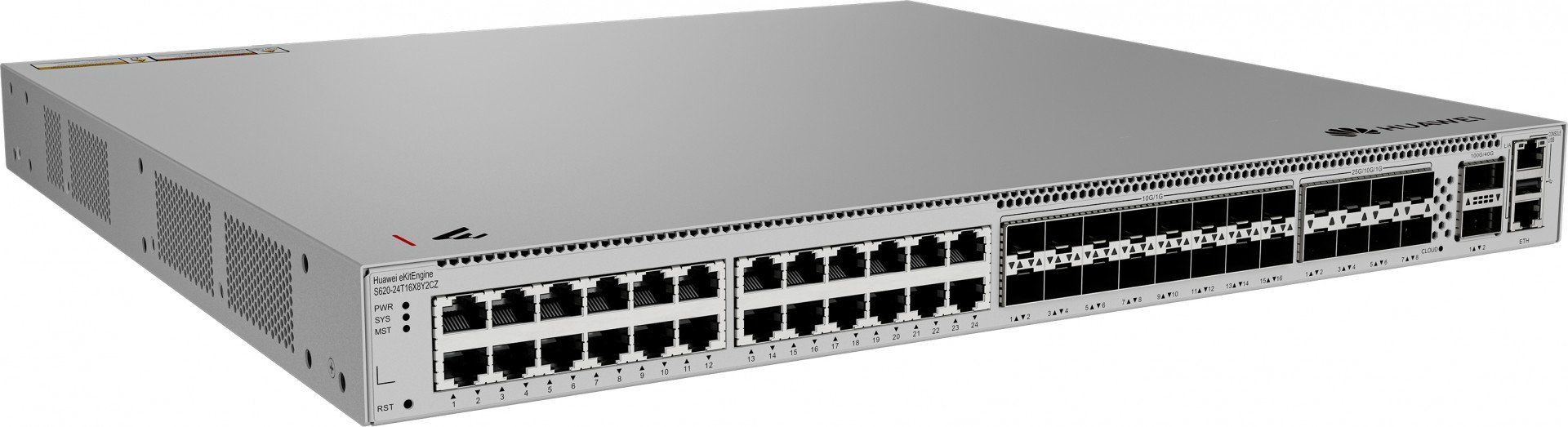 HUAWEI eKit S600 Series S620-24T16X8Y2CZ Gestionate L3 Gigabit Ethernet (10/100/1000) 1U Gri