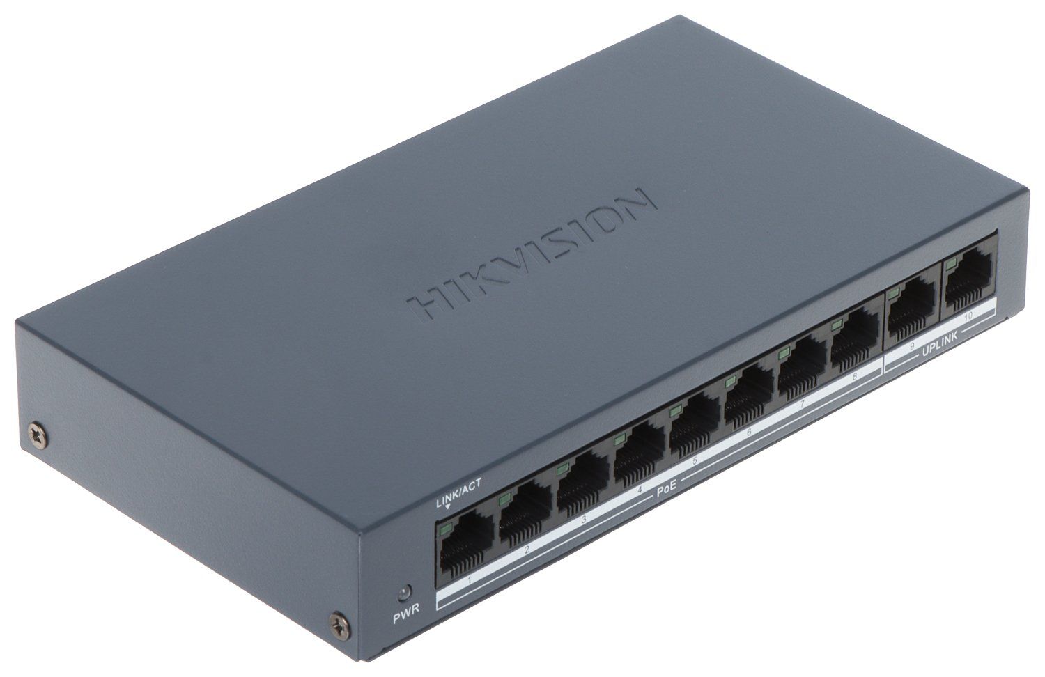 Hikvision DS-XS0110-P Switch POE neadministrat 8 porturi Ethernet rapid