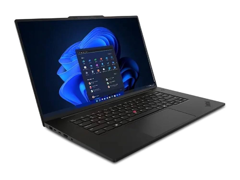 Laptop Lenovo ThinkPad P1 Gen7 21KV001UGE, 16 inch 1920 x 1200, Intel Core Ultra 7 165H (16 C / 22 T, 1.4 GHz - 5 GHz, 24 MB cache, 55 W), 32 GB LPDDR5X, 1 TB SSD, Intel Arc Graphics, Windows 11 Pro, Tastatura Germana, Negru