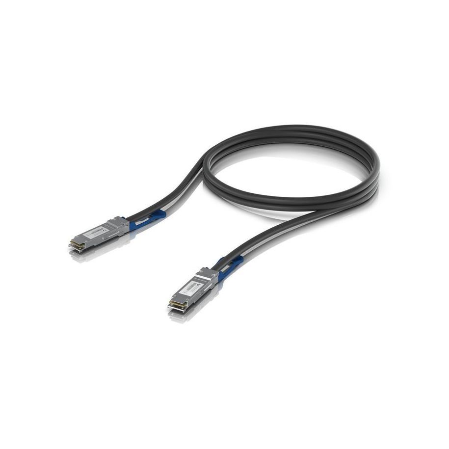 Ubiquiti UACC-DAC-QSFP28-1M-10 cablu InfiniBand/fibră optică Negru