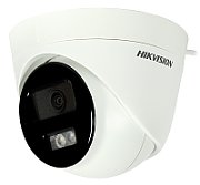 Hikvision DS-2CD1343G2-LIU 2.8mm PL 4 MP Cameră de rețea cu turret fixă și iluminare hibridă inteligentă (doar interfață în poloneză)