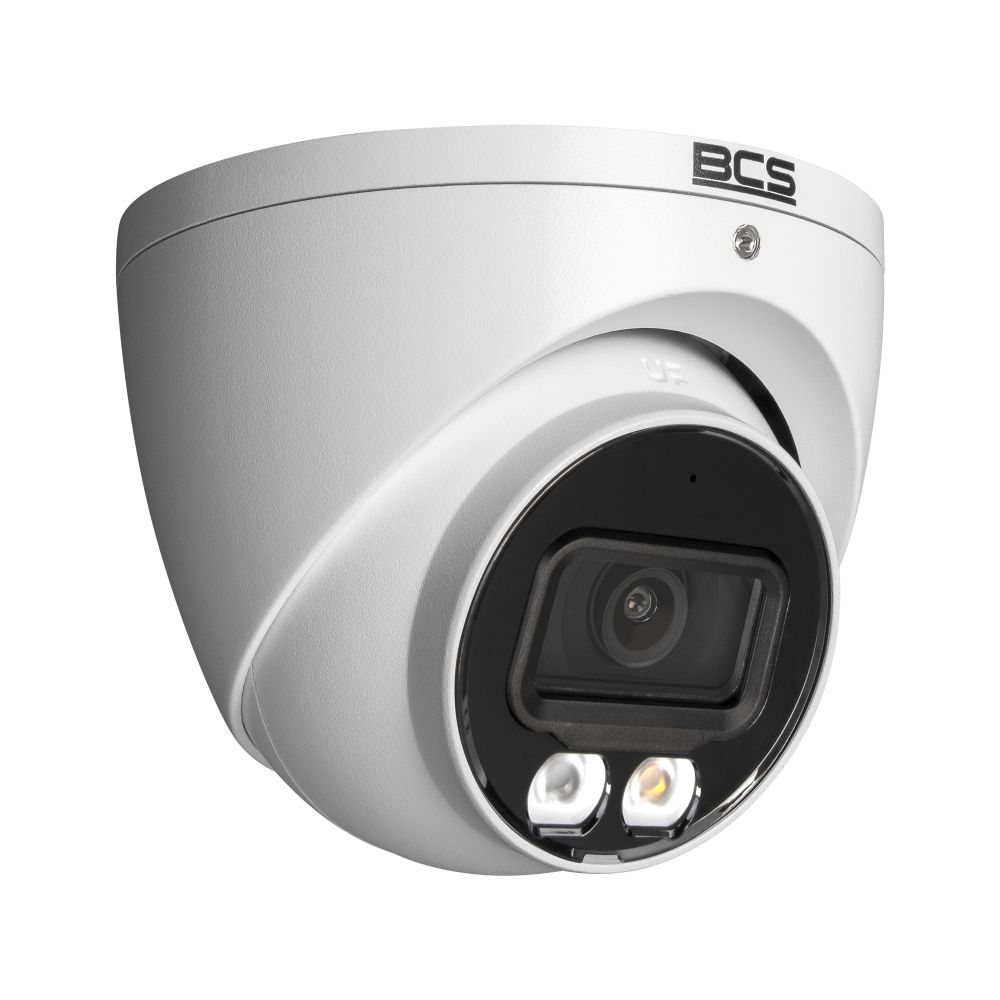 BCS BCS-L-EIP18FCR3L3-AI1 Cameră IP dome 8MP cu tehnologie NightColor și carcasă IP67