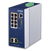 PLANET IGS-4215-8P2T2S switch-uri Gestionate L2/L4 Gigabit Ethernet (10/100/1000) Power over Ethernet (PoE) Suport Albastru, Argint