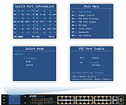 PLANET FGSW-2622VHP switch-uri Fara management L2 Fast Ethernet (10/100) Power over Ethernet (PoE) Suport 1U Albastru